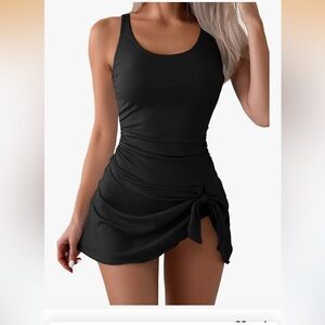 Elegant Black Women's Swim Dress size M/0130